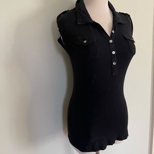 Teenflo Black Sleeveless Tee Sz: M 🖤